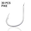 30pcs Hooks Fishing Sea Pike Fishing Hooks Saltwater High Quality 1/0 2/0 3/0 4/0 Jig Hook 2022 Fishhooks For Slow Pitch Jigging ► Photo 1/5