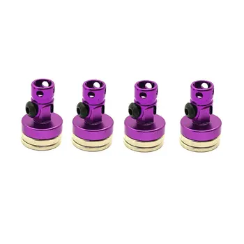 

4Pcs Alloy Magnetic Stealth Invisible Body Post Mount Contact Shell Column for 1/10 Rc Drift Car Traxxas Hsp Sakura Redcat Purpl