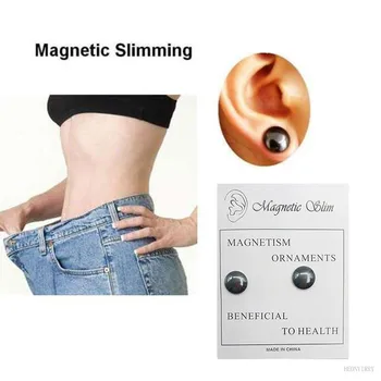 

Magnetic Slimming Earrings Lose Weight Magnetic Health Jewelry Magnets Lazy Paste Face Lift Tools for Weight Loss Anti Cellulite
