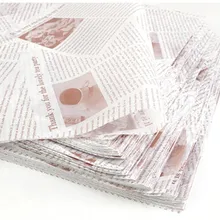 1000 шт пищевая смазка бумажная пищевая обертка оберточная бумага для хлеба сэндвич бургер фри масло бумажный лоток жиронепроницаемая бумага