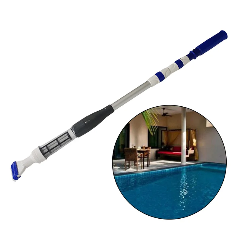 

New Lightweight Electric Vacuum Cleaner Battery Powered Telescopic Handheld Swimming Pool Vacuum Electric Cleaner For Spas Ponds