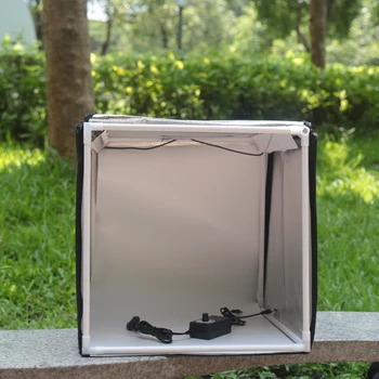 

40*40 cm LED Folding Photo Studio Soft box Light box light Tent with white yellow black background Accessories box light Durable
