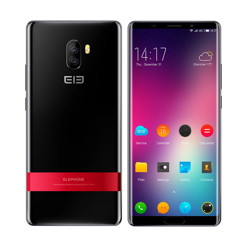 Сотовый телефон Elephone P11 3D LTE Android 4 Гб 64 Гб MTK6797T 6,0 дюймов 16MP+ 8MP 3200 мАч задний смартфон с отпечатком пальца