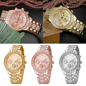 

montre femme Women Watches Rhinestone Watches Fashion Ladies Watch Luxury Quartz Watch relogio feminino Watch zegarek damski D35