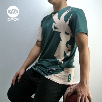 

DPOY brand original design street style quick-drying basketball short sleeve