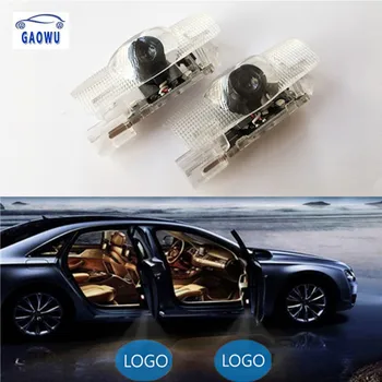 

Do not fade 2Pcs Auto Door Led Welcome Light Projection Lamp Light for Car Door Light Laser For Toyota Camry Reiz Crown Highland