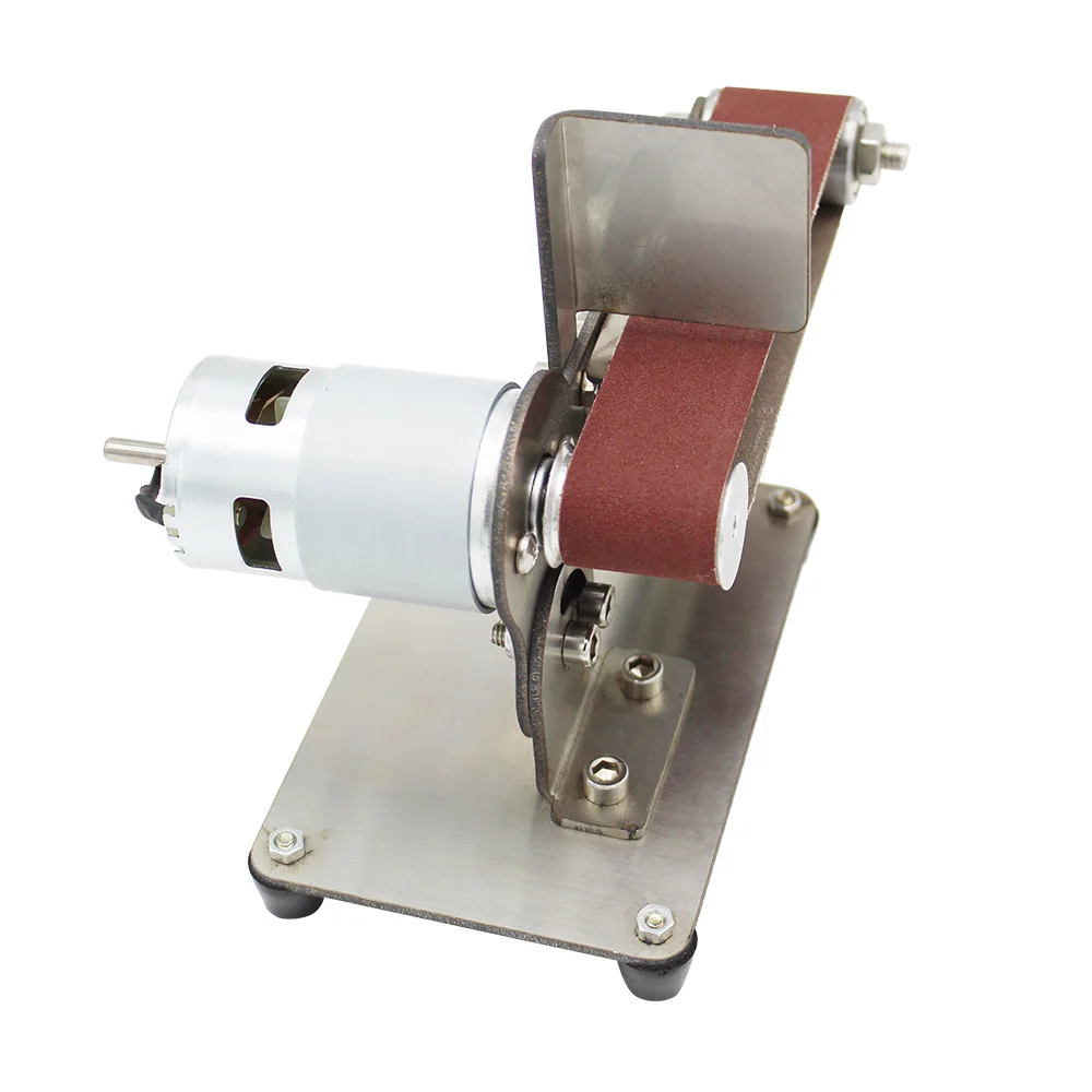 

KKMOON High Quality Multi-function Folding Belt Sander Mini Electric Grinder Small Grinding Wheel Sand Belt Machine