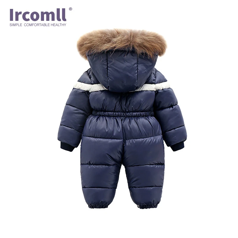 Ircomll детская зимняя верхняя одежда Комбинезоны для маленьких мальчиков и девочек