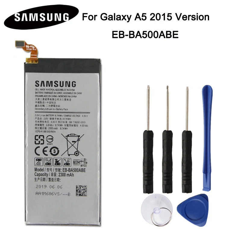 Батарея EB-BA510ABE EB-BA510ABA для samsung Galaxy A5 /A5 // A510F A5100 Аутентичные Батарея 2900 мА-ч - Цвет: For A5 2015