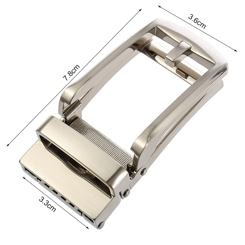 MEDYLA simple mens belt buckle hard metal quick release automatic buckle inner diameter 3.3cm designer fashion belt buckle men