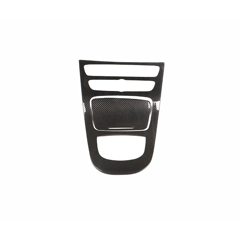 2Pcs Real Carbon Fiber Car Center Console Panel for Mercedes benz E-Class W213 Car Accessories - Название цвета: Carbon fiber