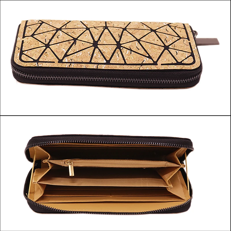 Long Women's Wallet Female Purses Coin Purse Card Holder Wallets Female vintage Money Bag Natural Cork Wallet From Portugal Long Women's Wallet Female Purses Coin Purse Card Holder Wallets Female vintage Money Bag Natural Cork Wallet From Portugal