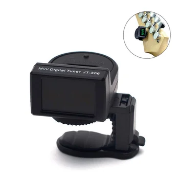 

Mini JT-306 Digital Guitar Tuner LCD Clip-on Tuner Accessories For Acoustic Electric Guitar Bass Violin Ukulele Chromatic