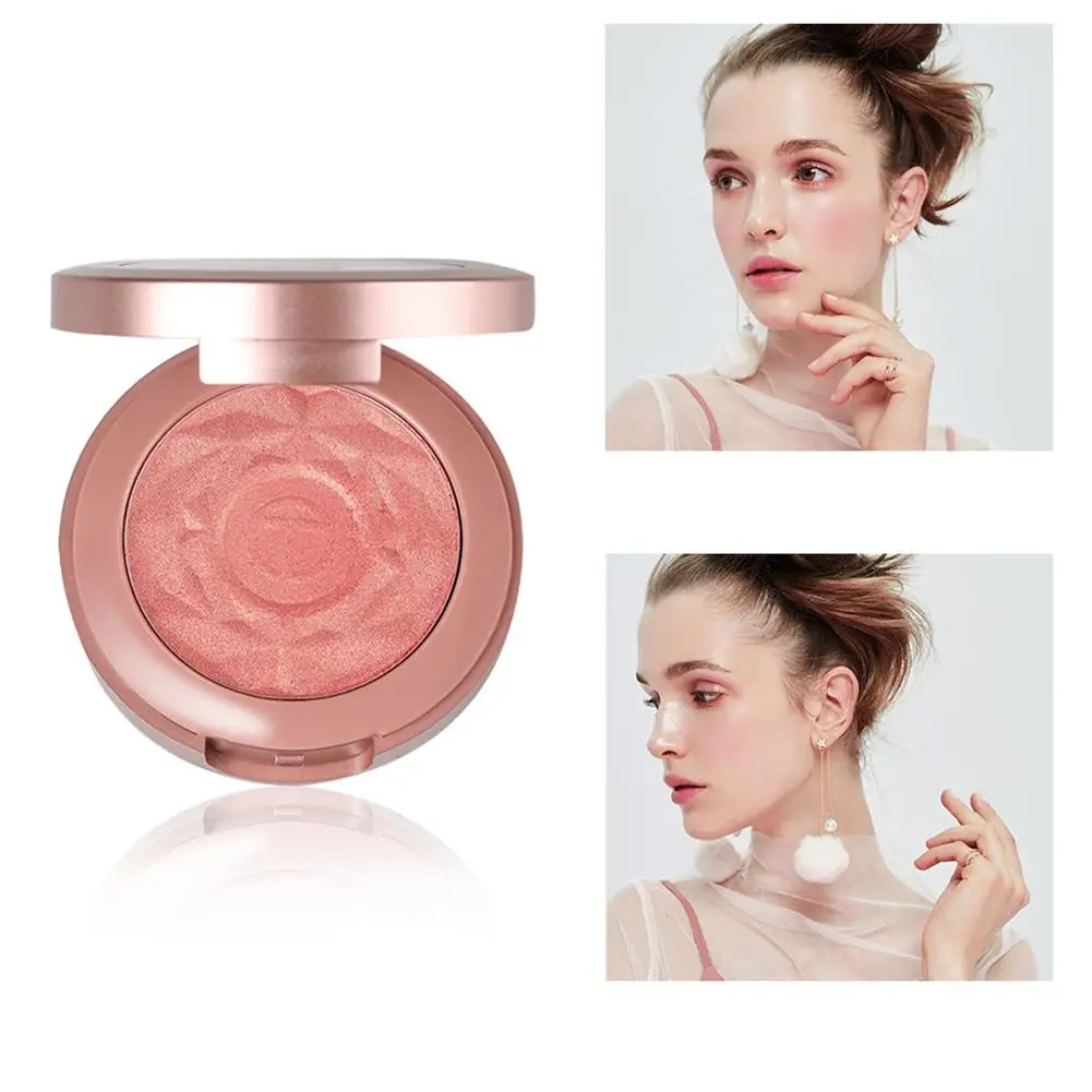 OTWOO Pearlescent Single Color Blusher Face Contour Highlight Powder Cosmetic | Красота и здоровье