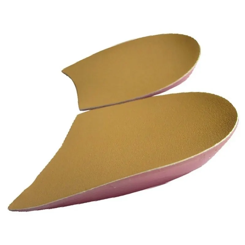1 Pair of Heel correction insole in silicone 8* 5.5 cm Heel Pads Correction insoles Orthotic Silica Gel Pads for Varus / Valgus