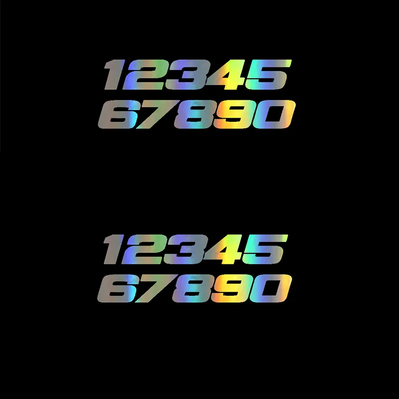 

Creativity Phone Number 0-9 Car Stickers Styling Bumper Window Motorcycle Sunscreen Cover Scratch Decals Accessories PVC16*5cm
