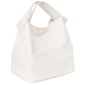 

Portable Insulation Bag Canvas Large Lunch Bag Lunch Bag Lunch Box Bag Student with Lunch Bag Picnic Bag