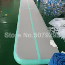 Горячая Распродажа надувной коврики для занятия гимнастикой с воздушным насосом средней Размеры 6/7/8 м надувной воздушный трек коврик рушясь пола воздуха для пола для тренажерного зала продвижение