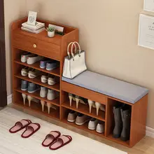 Porte chaussures de grande capacité, support économique et ménager, tabouret à langer de Type armoire à chaussures, pour dortoir