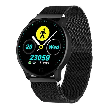 

Makibes Q20 Smartwatch Blood Pressure Monitor 1.22 Inch IPS Screen IP67 Heart Rate Sleep Tracker Android 4.4/IOS 9.0 Bluetooth