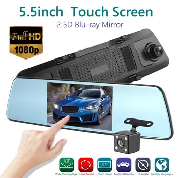 

1080P Car Rearview Mirror Dashcam Practical Operation Simple Conveninently FHD Night Vision with Rear View Cam Car Electronics