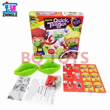 Повседневные Вечерние игрушки спортивные жадные Хамелеон ящерица Быстрый язык из смешной выдувной игры Быстрый язык
