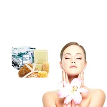 Отбеливающее мыло морской соли от акне, веснушек, морщин и умывания лица. Забота о глянцевой коже и восстановление регенерированной кожи. Гель для душа