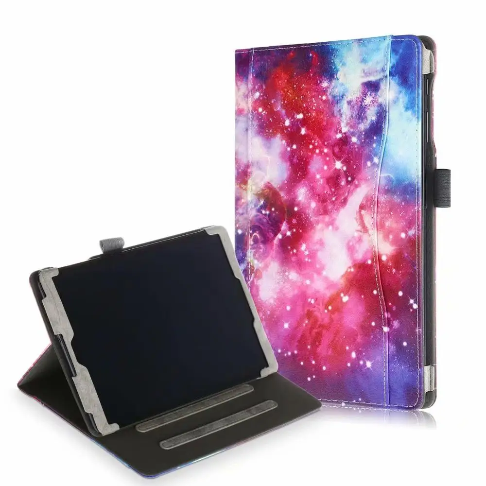 Модный чехол для планшета из искусственной кожи для Samsung Galaxy Tab A T510 T515 SM-T510 SM-T515 10,1 дюймов чехол Coque Funda+ pen - Цвет: 2