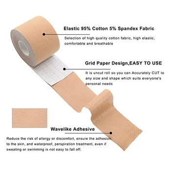 

Boob Tape, Adhesive Silicone Bra,DIY Lift Boob Job with Nipple Cover, Petal Chest Paste Breast Lift Tape