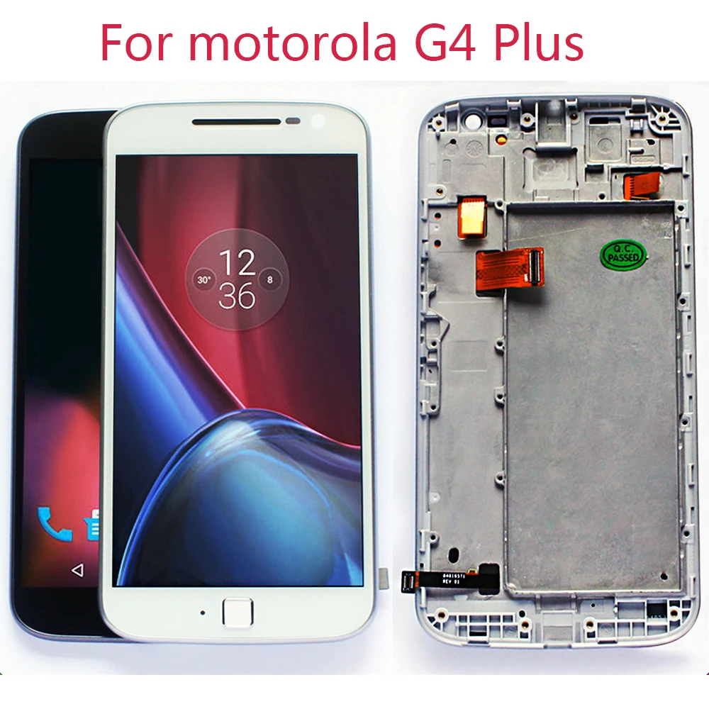 Оригинальный ЖК дисплей 5 дюйма для Motorola Moto G4 Plus сенсорный экран XT1644 XT1642 в сборе