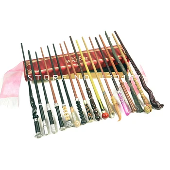 

17 Kinds of High Quality Potters Amazing Animal Style Magic Wands Cosplay Metal/ Iron Core Young Dumbledore Serafina Newt Wands