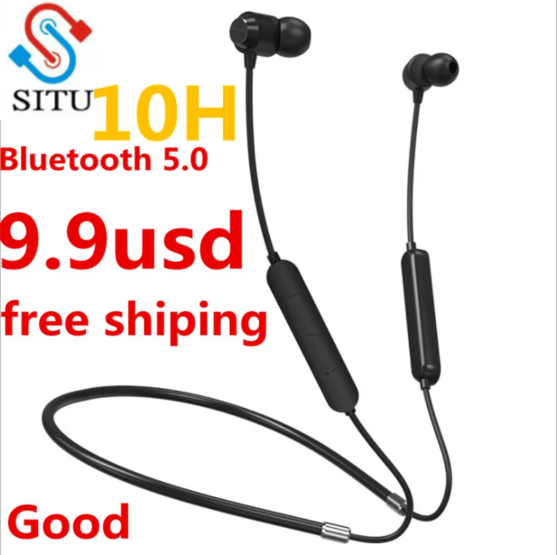 SITU индивидуальные Bluetooth 5,0 гарнитура беспроводные Bluetooth водонепроницаемые наушники для телефона спортивные наушники металлические бас наушники