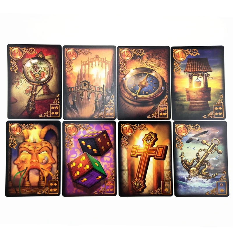 2020 новые карты Fate lenormand Oracle таинственные Fortune Таро игра для Divination Card P001|Карточные