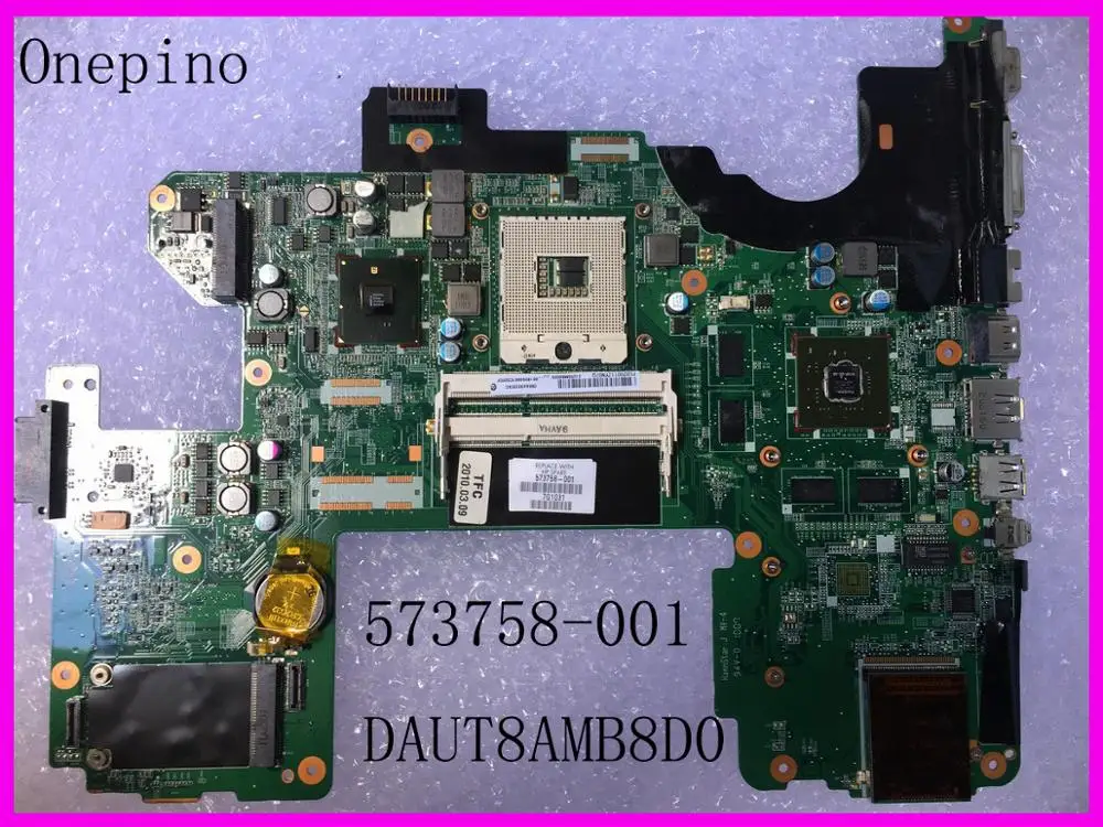 573758-001 591382-001 аккумулятор большой емкости DAUT8AMB8D0 материнская плата для ноутбука HP
