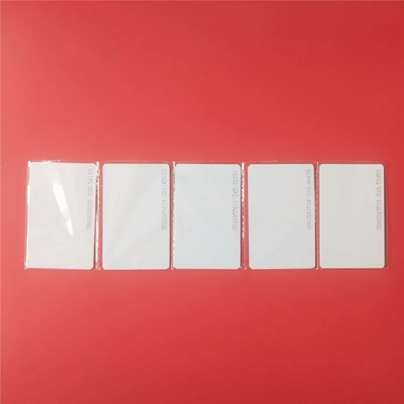 100Pcs/Lot 125KHZ RFID Cards EM4100 Proximity ID Waterproof Cards For Access Control Card Read Only door Entry Card