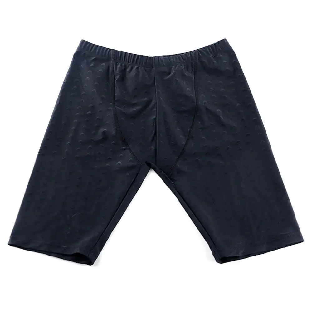 Men\'s Long Racing Swimming Swim Trunks Sport Shorts Waterproof Men Swimwear Beach Wear Briefs Athletic Swim Wear TX20