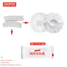 Disposable Headphone Cover Hygienic Dustproof Sweatproof Stretchable Ear Pad XXUC