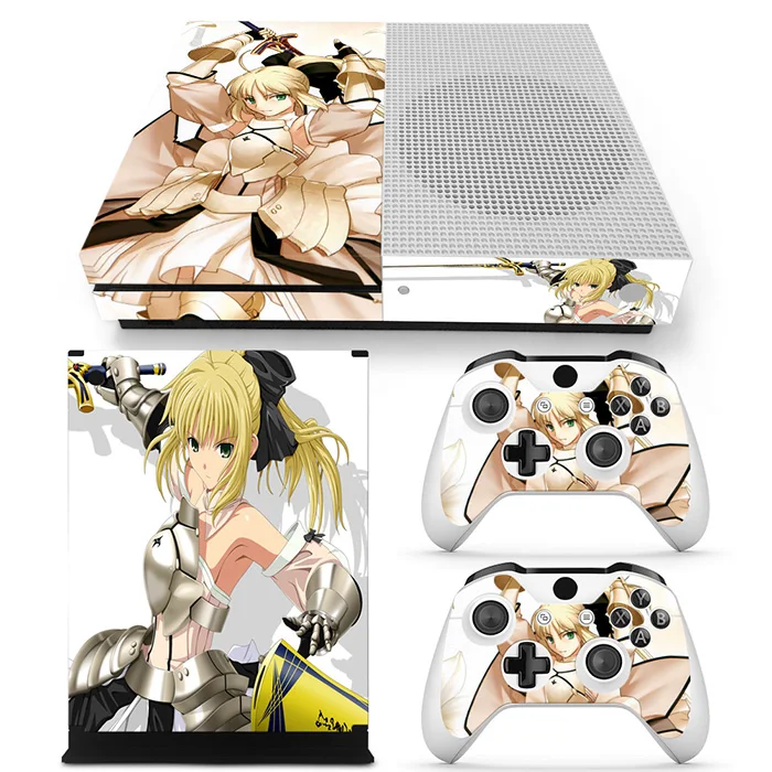 Мультяшный дизайн для X box one s Наклейка на консоль и 2 контроллера наклеек BOX ONE S