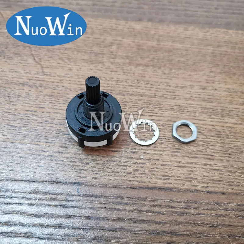 2pcs RS26 1P12T 2P6T 3P4T 4P3T Band Rotary Channel Selector Switch Single Deck Rotary Switch Band Selector afbeelding