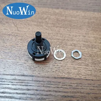 

2pcs RS26 1P12T 2P6T 3P4T 4P3T Band Rotary Channel Selector Switch Single Deck Rotary Switch Band Selector