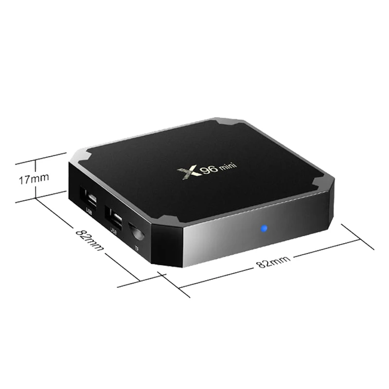ILEPO X96 Мини ТВ приставка Android 7,1 Смарт ТВ приставка 2 Гб 16 Гб четырехъядерный процессор Amlogic S905W 2,4 ГГц WiFi приставка IP tv M3u