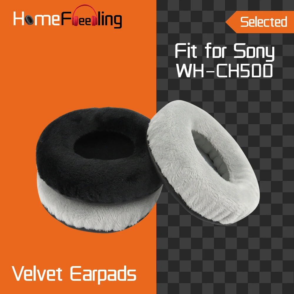 Homefeeling Earpads for Sony WH CH500 Headphones Earpad Cushions Covers Velvet Ear Pad Replacement