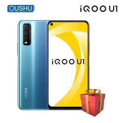 Оригинальный vivo IQOO U1 4G мобильный телефон Snapdragon 720G 48MP Тройная задняя камера Celular 4500mAh 18W 6,53 ''экран пор смартфоны