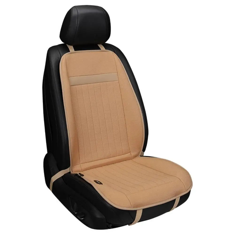 Beige 12 В DC автомобильное сиденье тепловая подушка подогреватель сиденья Подогреватели универсальные Подогреваемые подушки зимние домашние автомобильные и офисные аксессуары - Название цвета: Beige