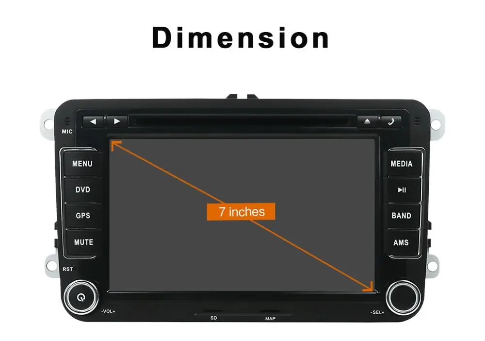 Flash Deal PX6 Android 9.0 For Volkswagen GOLF 4 5 6 POLO PASSAT TIGUAN Caddy Turan 2 Din Car dvd Radio Stereo Wifi SWC BT Canbus 4G-64G 3