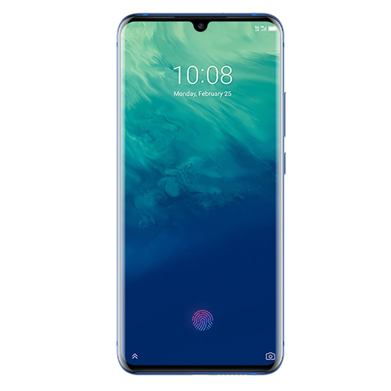 Zte Axon 10 Pro 5G LTE мобильный телефон 6,4" гибкий изогнутый экран капли воды 6G ram 128G rom восьмиядерный смартфон Snapdragon 855