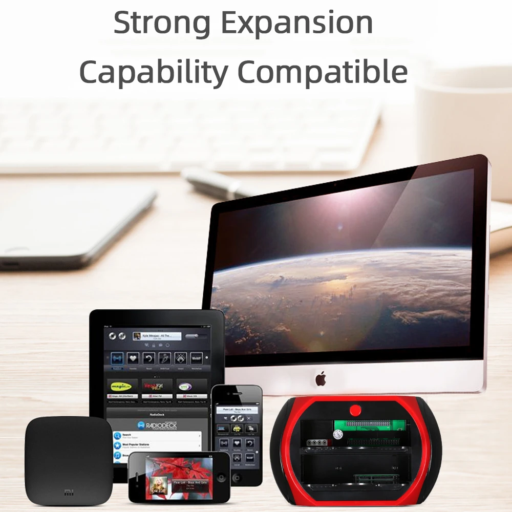 SSD HDD Docking Station External Hard Disk Enclosure Dual Slots