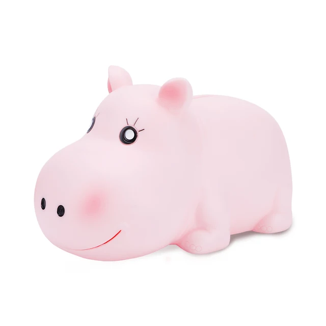Panda Hippo Lion Elefánt Piggy Bank Money Kreatív Rajzfilm Gyerekek Eséseellenes Otthoni Dekoráció Színes Festmény - Image 6