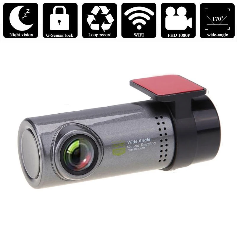 WI-FI Dash Cam HD 1080P Видеорегистраторы для автомобилей Камера видео Регистраторы Ночное видение g-датчика