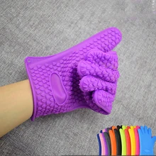 Новые силиконовые изолированные перчатки высокотемпературные изоляционные перчатки для микроволновой печи изолированные перчатки анти-ожоги и водонепроницаемые